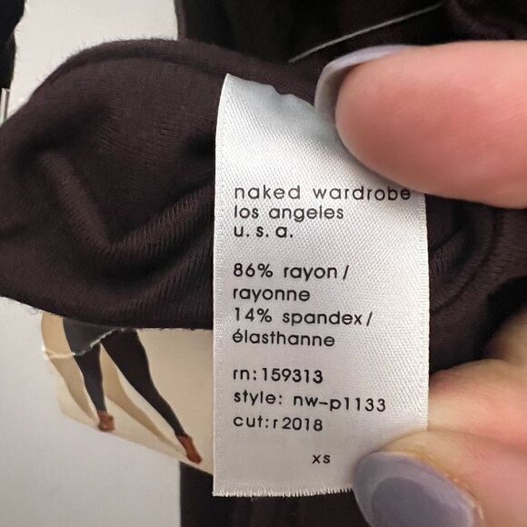 Naked Wardrobe Leggings Brown - Picture 6 of 6
